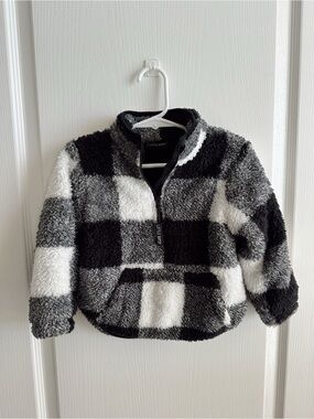 Little Bipsy Plaid Sherpa Jacket